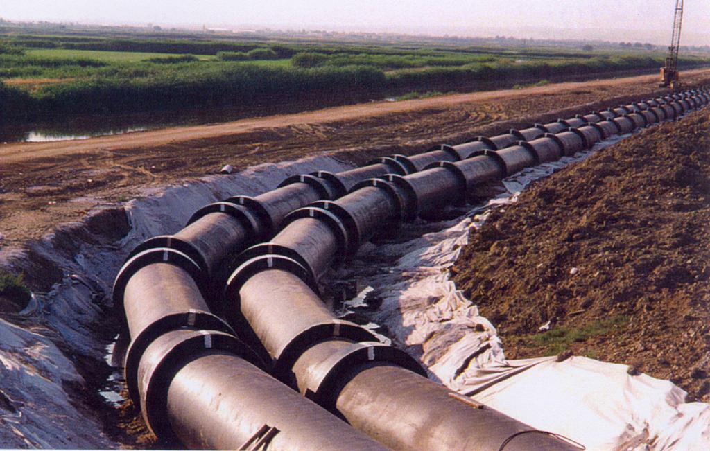 7. Construction & laying of the treated sewage water twin pipeline outfold in Thessaloniki